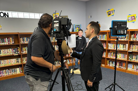  Starlight Park Scholars Experience Broadcast Meteorology with ABC15’s Jorge Torres